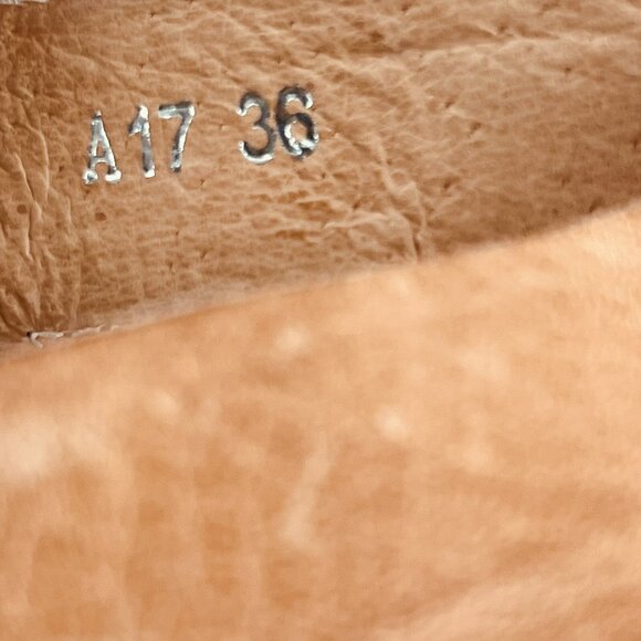 Antelope Women Rey Taupe Leather Flat Sandals US Size 5 Geometric Pattern - Picture 8 of 11